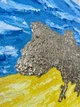 Патріотична картина ручної роботи, "Україна", акрил, розмір 30х40 - зображення 11