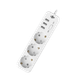 Сетевой фильтр PREMIUM LP-X3 USB 2 м White (2200Вт) - изображение 3