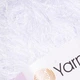 Турецкая пряжа для вязания YarnArt Samba (самба) -травка -501 белый - изображение 2