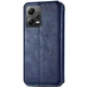 Кожаный чехол-книжка GETMAN Cubic (PU) для Xiaomi Poco X5 5G / Redmi Note 12 5G Синий - изображение 2