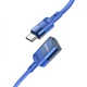 USB Подовжувач Hoco U107 Type-C male to USB female USB3.0 Колір Чорний - изображение 4