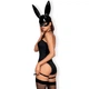 Женское Эротическое бельё Игровой костюм "Кролик" Obsessive Bunny costume Чёрный L/XL ( SO7702 ) - изображение 2