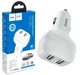 Автомобільний зарядний пристрій Hoco Z36 2.4A 2xUSB - White Hoco HOCO-Z36-W білий - зображення 1
