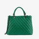 Сумка женская кожаная тоут большая Regina Notte Tote Nappa 3155 Зеленый - изображение 1