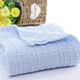 Плед детский летний муслиновый Cappone Голубой 100х100 см - изображение 1