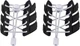Шнурки с фиксаторами Supretto эластичные, белые (7955) - изображение 1