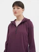 Спортивная кофта женская 4F Sweatshirt Fnk F078 4FSS23TFSWF078-53S XS Сливовая (5904698161034) - изображение 4