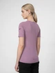 Спортивна футболка для фітнесу жіноча 4F Tshirt Fnk F181 4FSS23TFTSF181-52S XS Фіолетова (5904698175512) - зображення 7