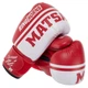 Перчатки для бокса и единоборств на липучке Matsa 6571 Red-White 6 унций - изображение 5