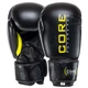Перчатки для бокса и единоборств на липучке Core Future Pro 8541 Black-Yellow 12 унций - изображение 1