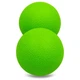 Мяч массажный кинезиологический двойной Zelart Massage Duoball Fit 8234 размер 12,5х6см Green - изображение 3