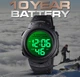 Мужские часы Skmei Neon 10 Bar Black - изображение 2