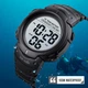 Мужские часы Skmei Neon 10 Bar Black - изображение 5