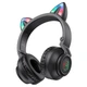 Беспроводные накладные наушники Borofone BO18 Cat ear черные - изображение 1