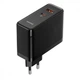 Зарядний пристрій із швидкою зарядкою + кабель BASEUS GaN2 |USB/Type-C 100W 20V/3A| Чорний (CCGP090201) - зображення 3