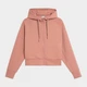 Толстовка на молнии с капюшоном женская 4F Sweatshirt F536 4FSS23TSWSF536-64S S Оранжевая (5904698224036) - изображение 9
