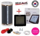 Пленочный теплый пол HEAT PLUS -220Вт/м² 7м² (0.5м х 14м) /1540Вт c сенсорным программируемым терморегулятором Valmi S51 - изображение 1