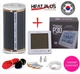 Пленочный теплый пол HEAT PLUS -220Вт/м² 1,0м² (0.5м х 2м) /220Вт с программируемым терморегулятором Valmi P30 - изображение 1