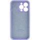 Чохол Silicone Case Full Camera Protective (AA) Apple iPhone 14 Pro Max (6.7") Бузковий / Dasheen Без бренду - зображення 2