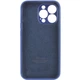 Чехол Silicone Case Full Camera Protective (AA) для Apple iPhone 13 Pro (6.1") Синий / Deep navy Без бренда - изображение 2