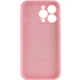 Чехол Silicone Case Full Camera Protective (AA) для Apple iPhone 14 Pro Max (6.7") Розовый / Light pink Без бренда - изображение 2