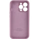 Чехол Silicone Case Full Camera Protective (AA) для Apple iPhone 14 Pro Max (6.7") Лиловый / Lilac Pride Без бренда - изображение 2