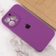 Чехол Silicone Case Full Camera Protective (AA) для Apple iPhone 14 Pro Max (6.7") Фиолетовый / Grape Без бренда - изображение 4
