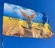Прапор «Воїн світла. Слава ЗСУ! Пшеничне поле» 135х90 см PromoZP - зображення 1