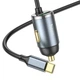 Автомобильное зарядное устройство в прикуриватель Hoco NZ7L |1USB, 20W/3A, PD/QC| c кабелем Type-C 1.2м - изображение 3