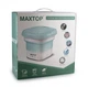 Портативна синя складна пральна машинка 2в1 з відром 10л для білизни Maxtop Синя - зображення 5