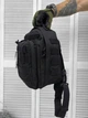 Сумка тактична з однією лямкою Tactical Bag Black Elite 30 л - зображення 5