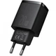 Сетевое зарядное устройство Baseus 20W USB+Type-C Compact Quick Charger QC3.0+PD3.0 3A Black (CCXJ-B01) - изображение 4