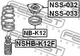 Пыльник аморт. NISSAN TIIDA передн. (выр-во Febest) Febest (NSHBK12F) - изображение 2