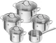 Набор кастрюль Zwilling Flow из 5 предметов нержавеющая сталь матовая 71030-000-0 - изображение 1