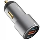 Адаптер в прикуриватель XO CC45 PD 60W + QC3.0 30W 1USB/2Type-C Чёрный - изображение 1