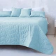 Покривало Sonex Capri двостороннє 220x240 Блакитне з білим (SO102402) - зображення 7