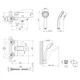 Смеситель для ванной Kroner KRM Main - C060 CV018619 - изображение 2