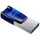 USB флеш накопитель Apacer 64GB AH179 Blue USB 3.1 OTG (AP64GAH179U-1) - изображение 2