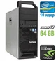 Робоча станція Lenovo ThinkStation S30 Tower / Intel Xeon E5-2680 v2 (10(20) ядер по 2.8-3.6GHz) / 64GB DDR3 / no HDD / Quadro K4000, 3GB GDDR5, 192-bit / 610W / DVI / DisplayPort б/в - зображення 1
