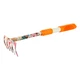 Грабли Flora 5-ти зубые, orange, TPR (5043024) - изображение 1