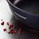 Сковорода Tiross TS1237 24 см с покрытием MARBLE и крышкой - изображение 6