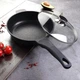 Сковорода Tiross TS1237 24 см с покрытием MARBLE и крышкой - изображение 7