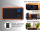 Odbiornik radiowy Adler AD 1184 Portable Digital Black Wood (OAVADLBUD0003) - obraz 9