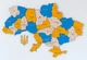 Деревянная Многослойная карта Украины "Патріот", 70×47 см - изображение 2