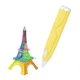 3D ручка для малювання 3D pen 6-1 Жовта - зображення 4