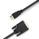 Кабель Prologix Premium HDMI - DVI V 1.3 (M/M), Single Link, 18+1, 0.5 м, Black (PR-HDMI-DVI-P-01-30-05m) - зображення 3