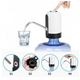 Электрическая аккумуляторная дозатор-помпа для води WATER DISPENSER белая - изображение 3