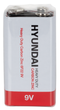 Батарейка Hyundai 6F22 Shrink 1 Heavy Duty (6793742) - изображение 1