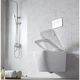 Унітаз-біде підвісний dusel cubis mix dwht10201030м - изображение 3