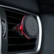 Автотримач для телефона Baseus Magnetic Air Vent Car Mount Holder with cable clip Red (SUGX-A09) - зображення 4